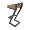 Krzesło barowe HOKER - industrial - loft